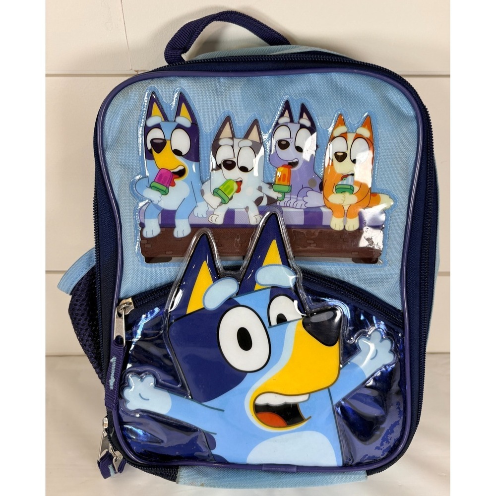 Bluey Insulted Lunchbox Popsicle Friends Lunch Bag 10.5" x‎ 8"